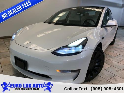 Pearl White Multi-Coat 2022 Tesla Model 3 Performance