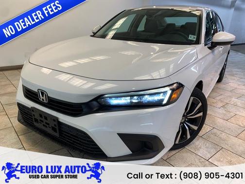 Platinum White Pearl 2023 Honda Civic EX