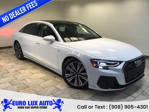 Glacier White Metallic 2023 Audi A8 L 55 TFSI quattro Tiptronic
