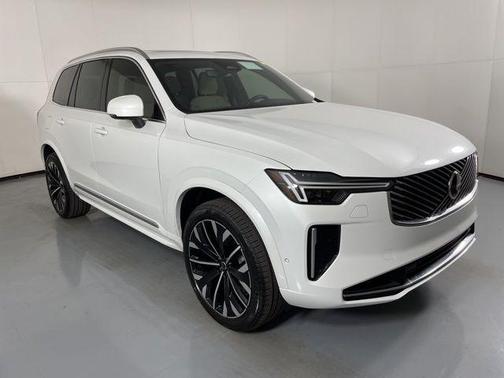 Crystal White Pearl 2026 Volvo XC90 Plug-In Hybrid T8 Plus 7-Seater