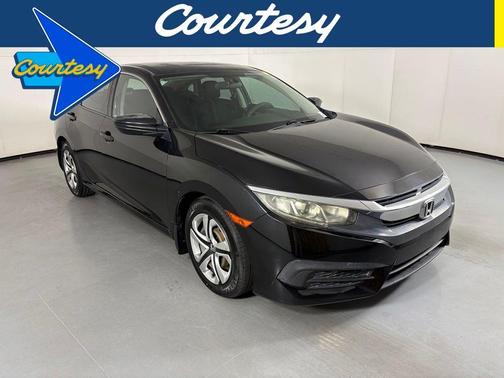 Crystal Black Pearl 2016 Honda Civic LX
