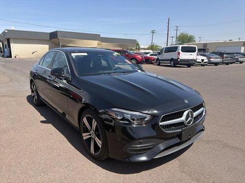 Black 2025 Mercedes-Benz C-Class C 300 4MATIC