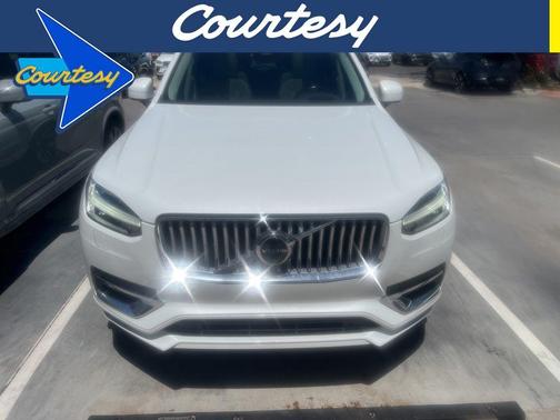 Crystal White 2023 Volvo XC90 Recharge Plug-In Hybrid T8 Ultimate 6-Seater