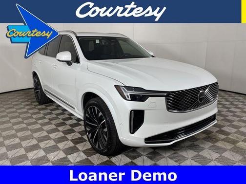 Crystal White Pearl 2025 Volvo XC90 Plug-In Hybrid T8 Plus 6-Seater
