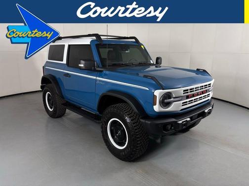 Blue 2024 Ford Bronco Heritage Limited Edition