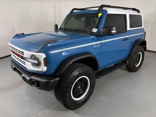 Blue 2024 Ford Bronco Heritage Limited Edition