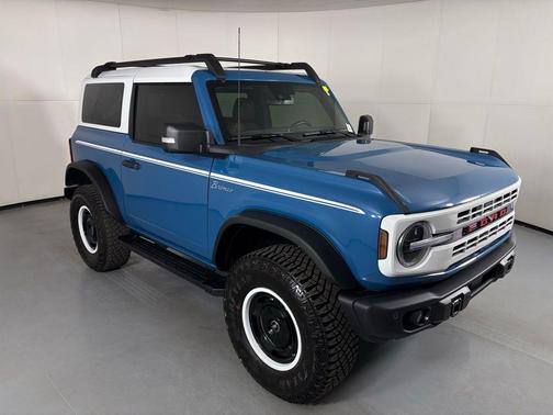 Blue 2024 Ford Bronco Heritage Limited Edition