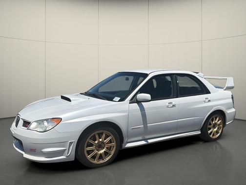 Satin White Pearl 2007 Subaru Impreza WRX Sti