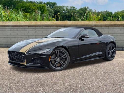 Santorini Black Metallic 2024 Jaguar F-TYPE P575 R75 AWD Automatic