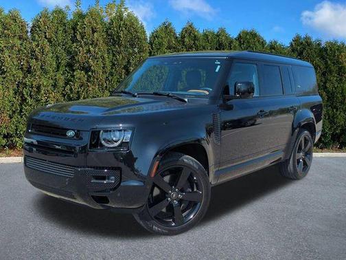 Santorini Black Metallic 2024 Land Rover Defender 130 P400 X-Dynamic SE