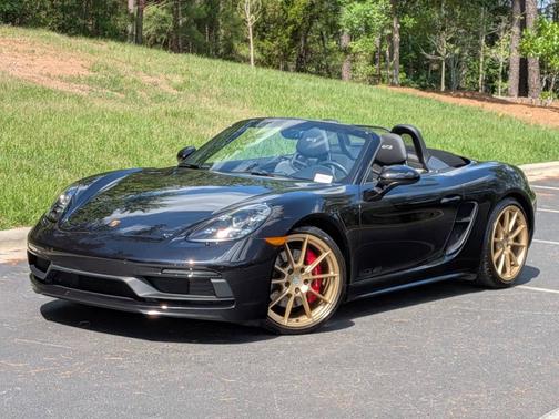 Jet Black Metallic 2024 Porsche 718 Boxster
