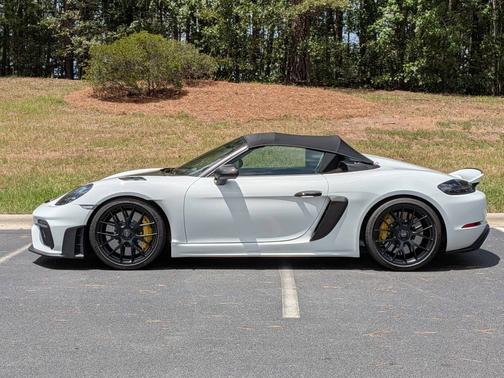 White 2024 Porsche 718 Spyder