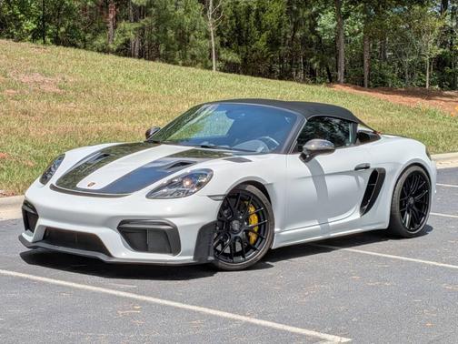 White 2024 Porsche 718 Spyder