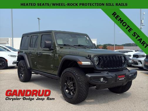 Sarge Green Clearcoat 2024 Jeep Wrangler Sport