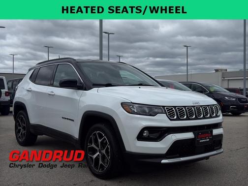 Bright White Clearcoat 2025 Jeep Compass Limited