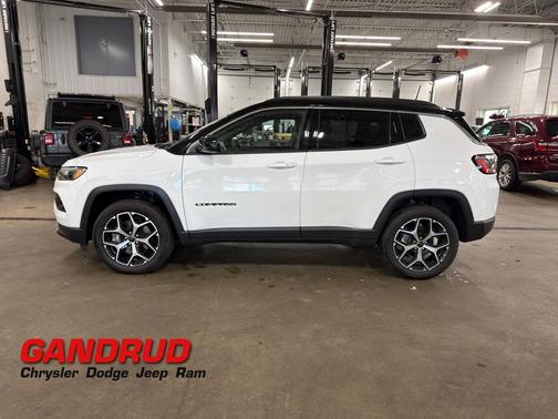 Bright White Clearcoat 2025 Jeep Compass Limited