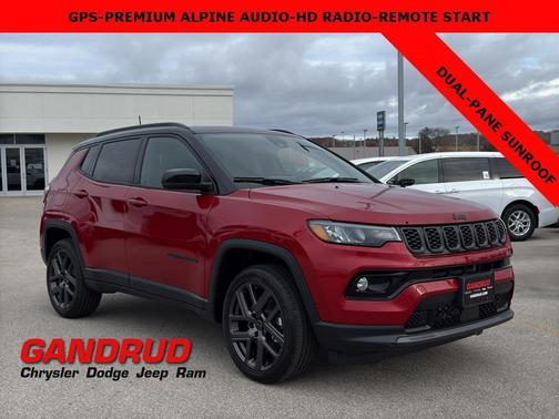 Red 2026 Jeep Compass Limited Altitude