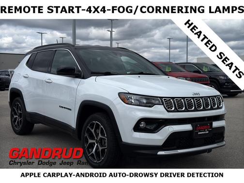 Bright White Clearcoat 2025 Jeep Compass Limited
