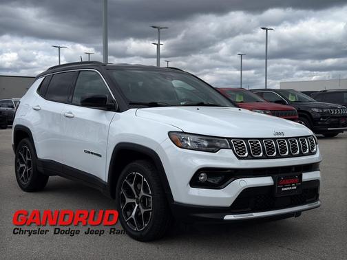 Bright White Clearcoat 2025 Jeep Compass Limited