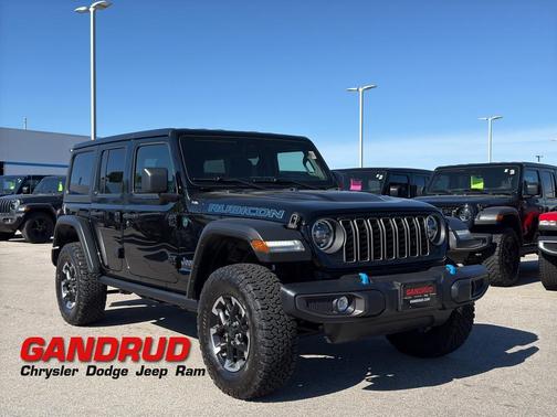 Black Clearcoat 2025 Jeep Wrangler 4xe Rubicon