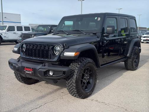 Black Clearcoat 2024 Jeep Wrangler Sport