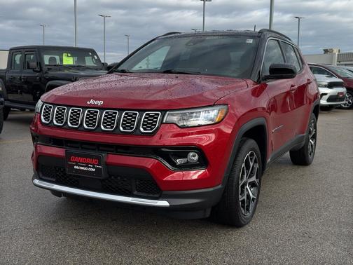 Red 2025 Jeep Compass Limited