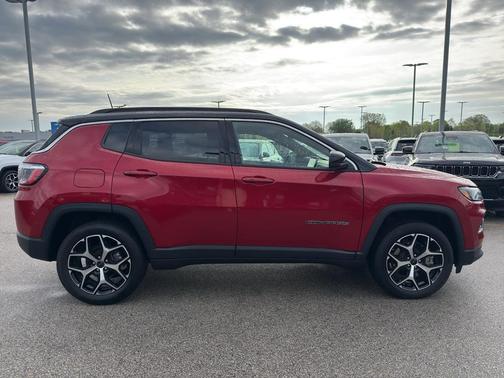 Red 2025 Jeep Compass Limited