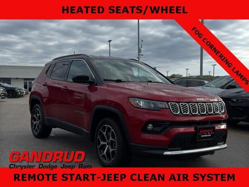 Red 2025 Jeep Compass Limited