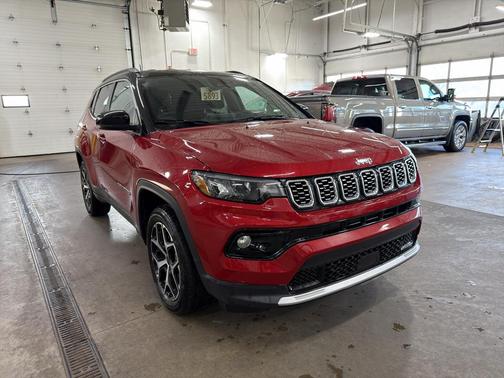 Red 2025 Jeep Compass Limited