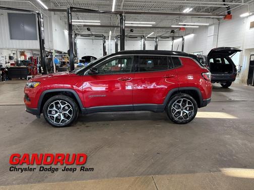 Red 2025 Jeep Compass Limited