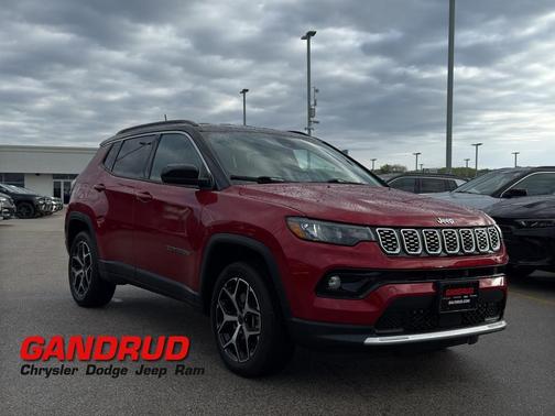 Red 2025 Jeep Compass Limited