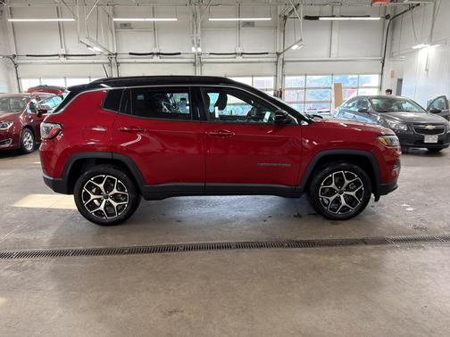 Red 2025 Jeep Compass Limited