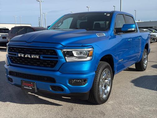 Hydro Blue Pearlcoat 2022 RAM 1500 Big Horn