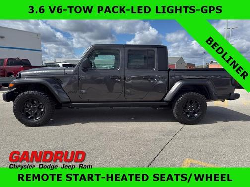Granite Crystal Clearcoat Metallic 2023 Jeep Gladiator Sport
