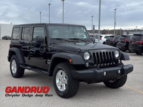 Black Clearcoat 2015 Jeep Wrangler Unlimited Sport