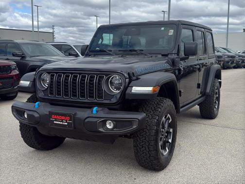 Black Clearcoat 2025 Jeep Wrangler 4xe Rubicon