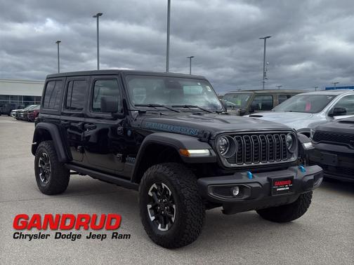Black Clearcoat 2025 Jeep Wrangler 4xe Rubicon
