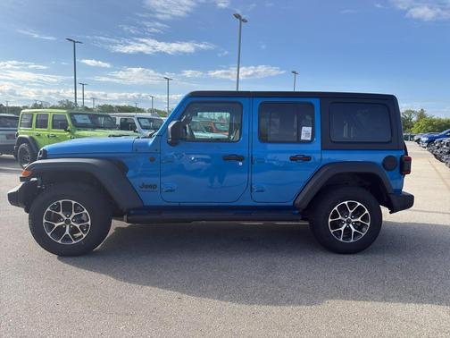 Hydro Blue Pearlcoat 2026 Jeep Wrangler Sport
