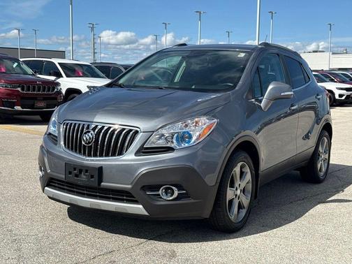 Satin Steel Gray Metallic 2014 Buick Encore Leather