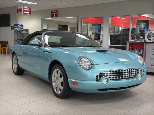 Blue 2002 Ford Thunderbird Deluxe