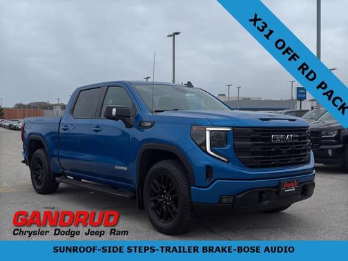 Dynamic Blue Metallic 2023 GMC Sierra 1500 Elevation