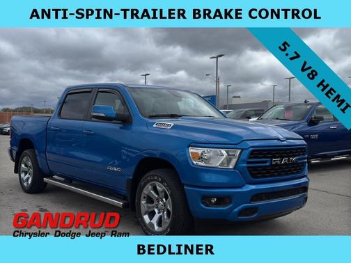 Hydro Blue Pearlcoat 2022 RAM 1500 Big Horn