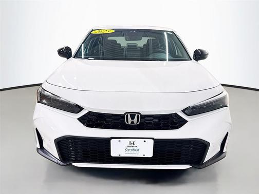Solar Silver Metallic 2025 Honda Civic Hybrid Sport Touring