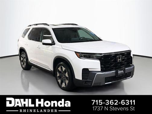 Platinum White Pearl 2026 Honda Pilot Elite