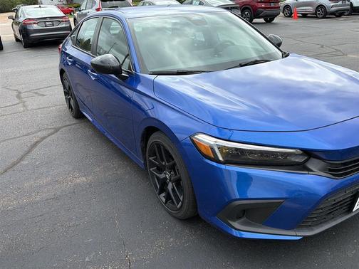 Aegean Blue Metallic 2023 Honda Civic Sport