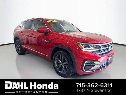 Aurora Red Metallic 2022 Volkswagen Atlas Cross Sport 2.0T SEL