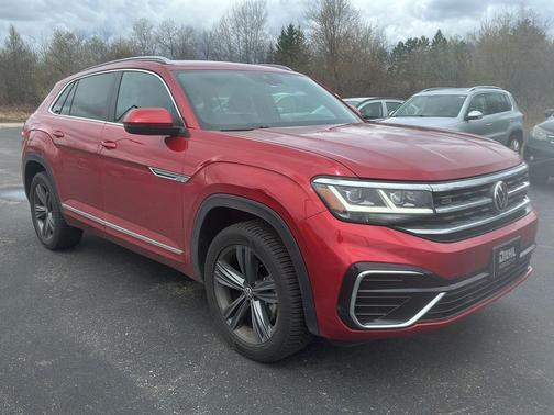 Aurora Red Metallic 2022 Volkswagen Atlas Cross Sport 2.0T SEL