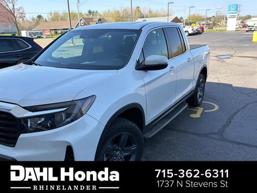 Platinum White Pearl 2023 Honda Ridgeline RTL