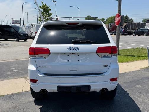 Bright White Clearcoat 2015 Jeep Grand Cherokee Overland