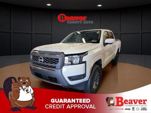 Glacier White 2025 Nissan Frontier SV